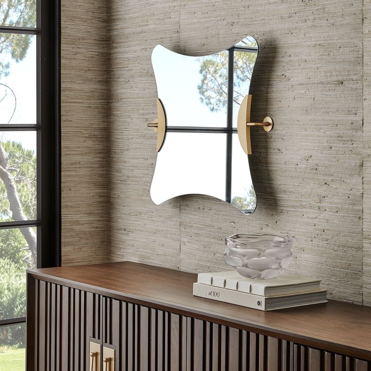 Uttermost Mirrors Ahead of the Curve Mirror - Large House of Isabella UK