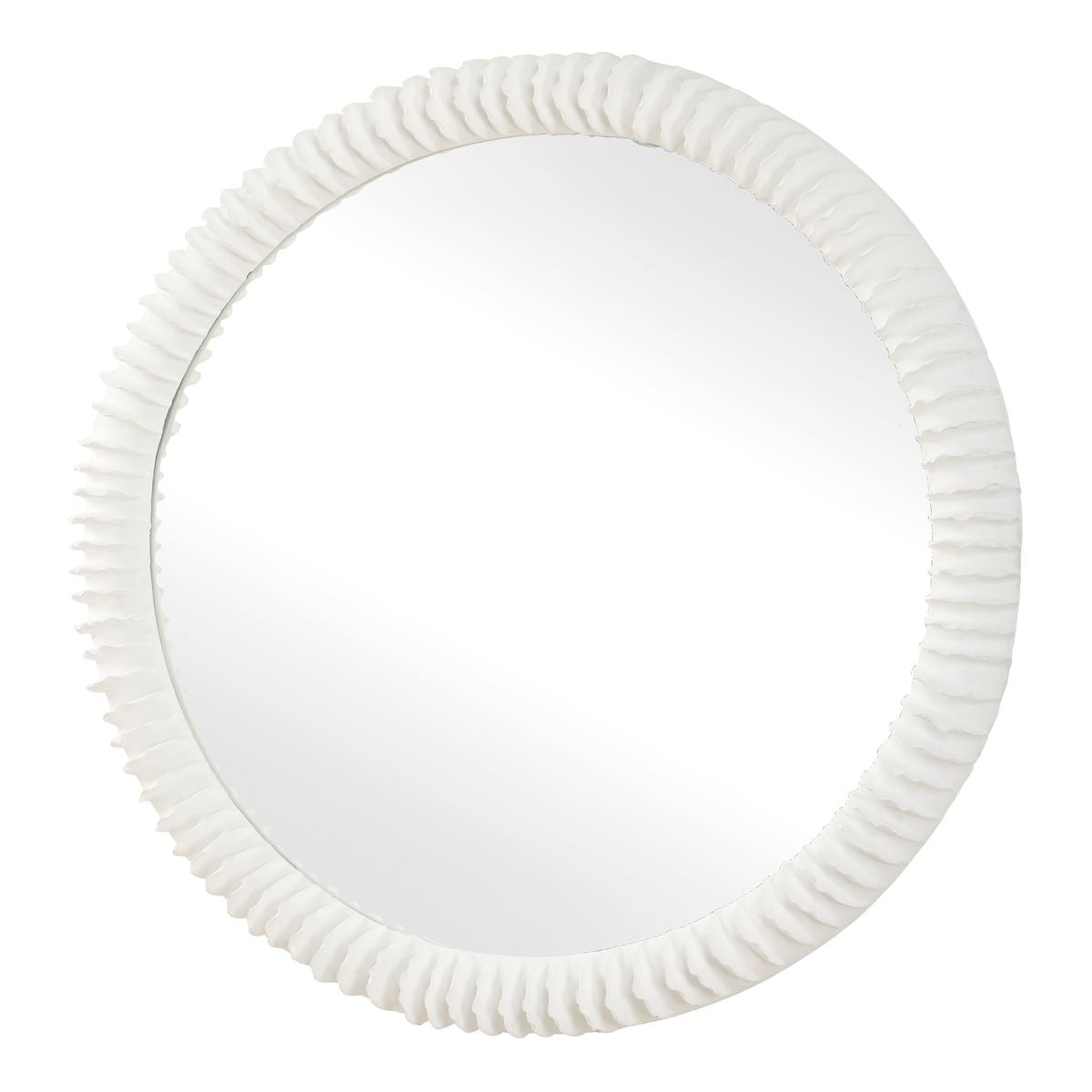 Uttermost Mirrors Akiko White Round Mirror House of Isabella UK
