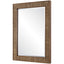 Uttermost Mirrors Aldous Walnut Rectangular Mirror House of Isabella UK