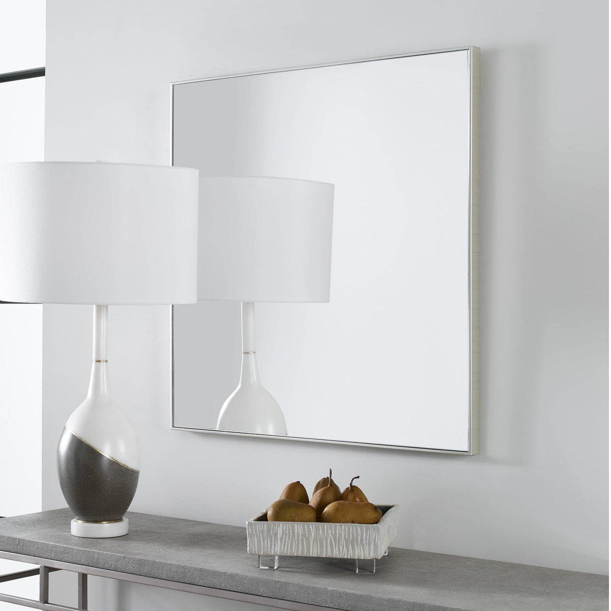 Uttermost Mirrors Alexo Silver Square Mirror House of Isabella UK