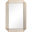Uttermost Mirrors Amherst Brushed Gold Mirror House of Isabella UK