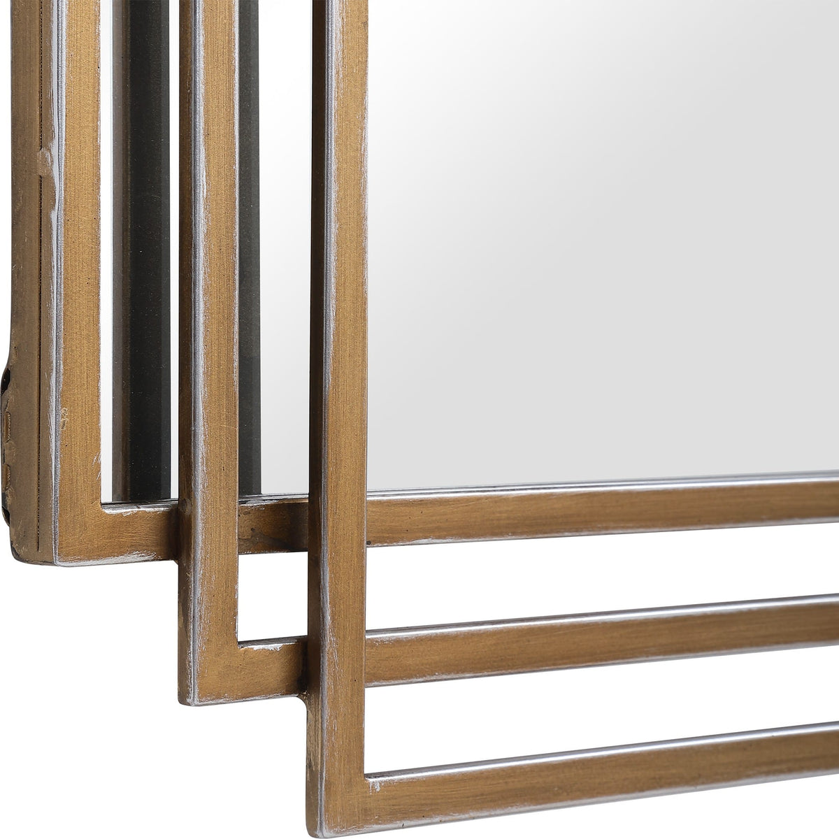 Uttermost Mirrors Amherst Brushed Gold Mirror House of Isabella UK