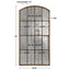 Uttermost Mirrors Amiel Antique Large Arch Mirror House of Isabella UK
