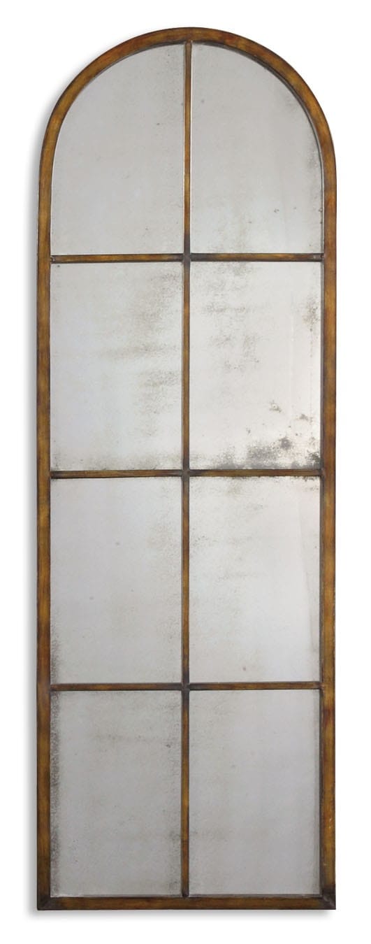 Uttermost Mirrors Amiel Arched Brown Mirror House of Isabella UK