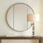 Uttermost Mirrors Amram Antique Brass Round Mirror House of Isabella UK