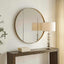 Uttermost Mirrors Amram Antique Brass Round Mirror House of Isabella UK