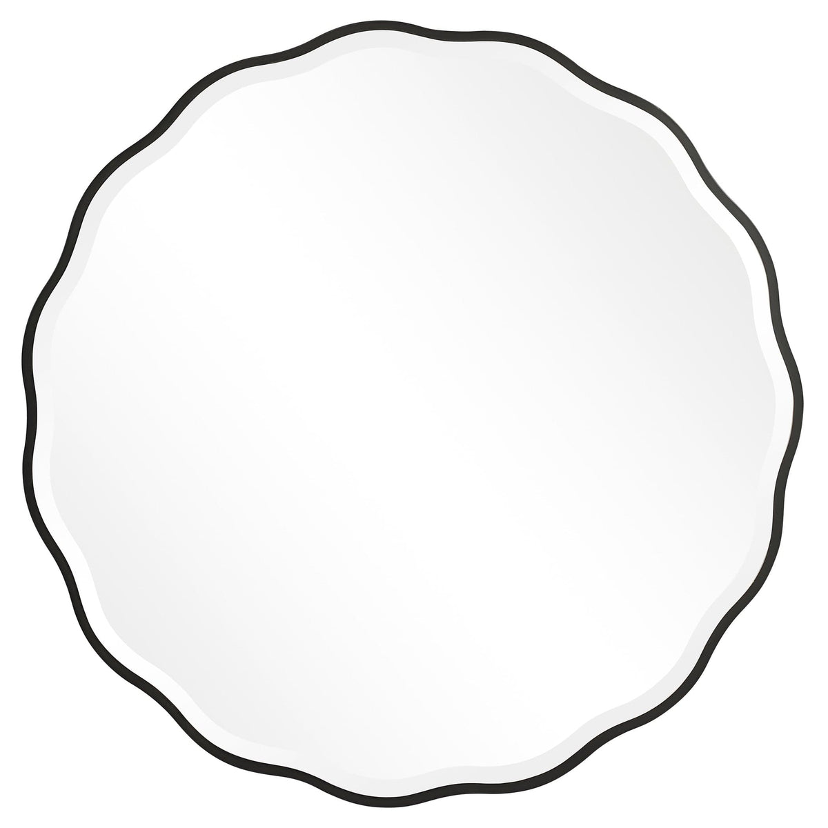 Uttermost Mirrors Aneta Black Round Mirror House of Isabella UK