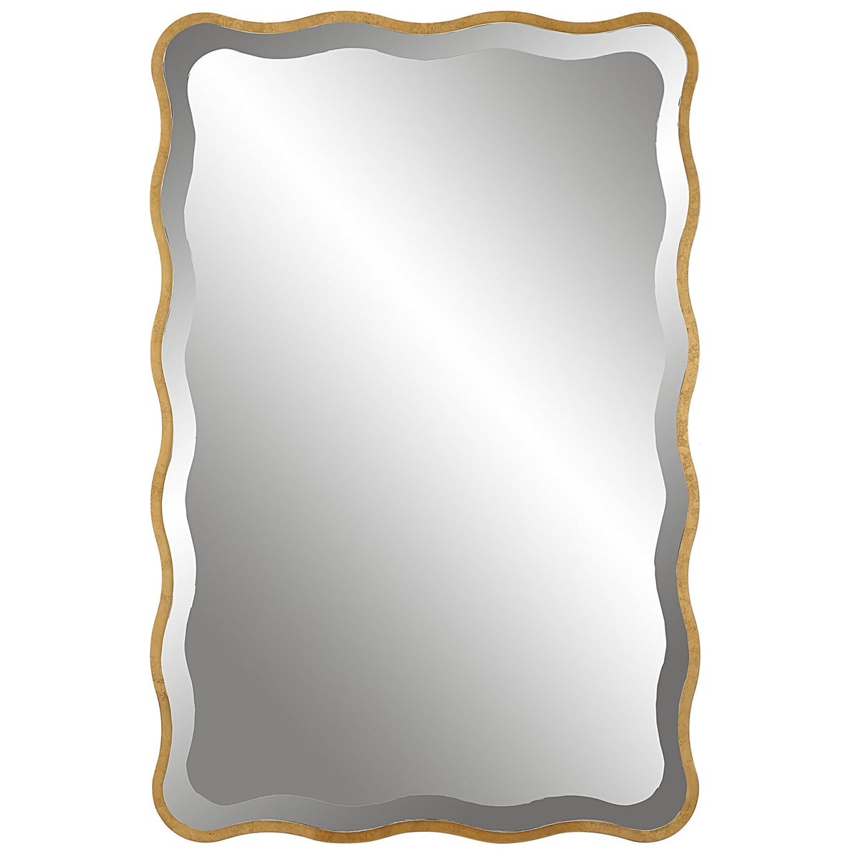 Uttermost Mirrors Aneta Gold Scalloped Mirror House of Isabella UK
