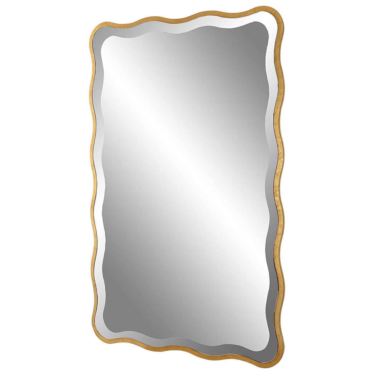 Uttermost Mirrors Aneta Gold Scalloped Mirror House of Isabella UK