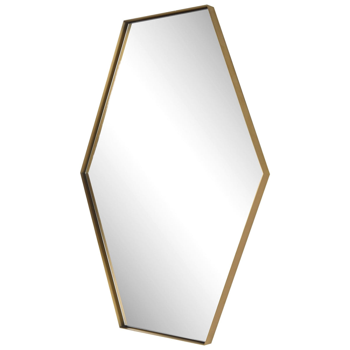 Uttermost Mirrors Ankara Brass Hexagon Mirror House of Isabella UK