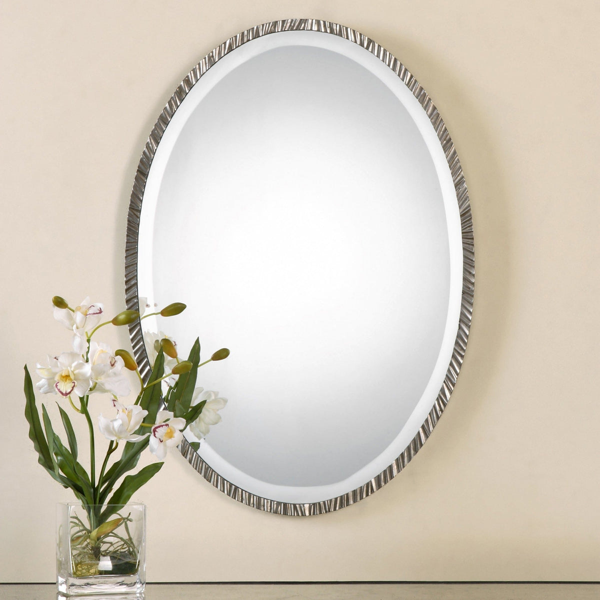 Uttermost Mirrors Annadel Oval Wall Mirror House of Isabella UK