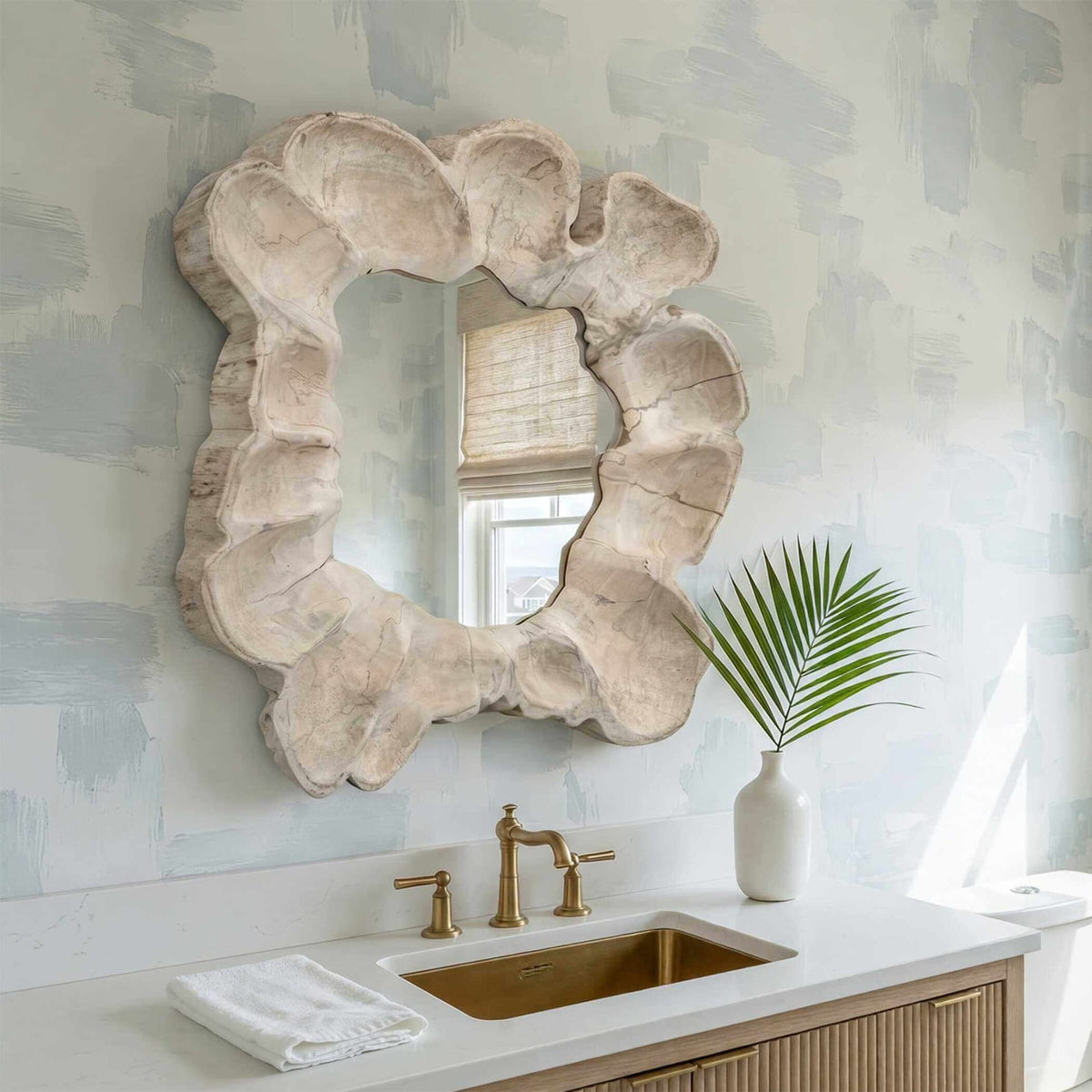 Uttermost Mirrors Ariadne Round Wood Mirror House of Isabella UK