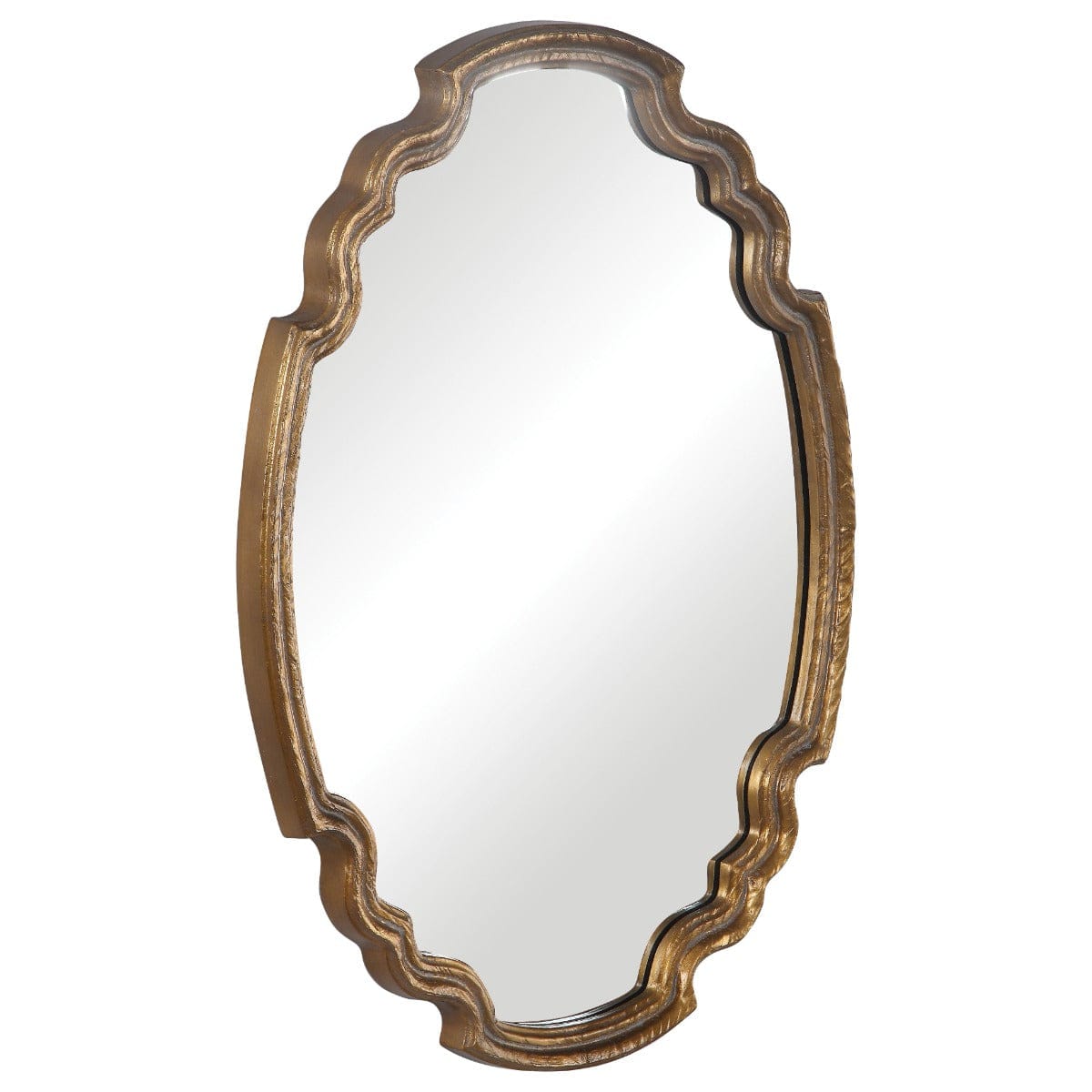 Uttermost Mirrors Ariane Gold Oval Mirror House of Isabella UK