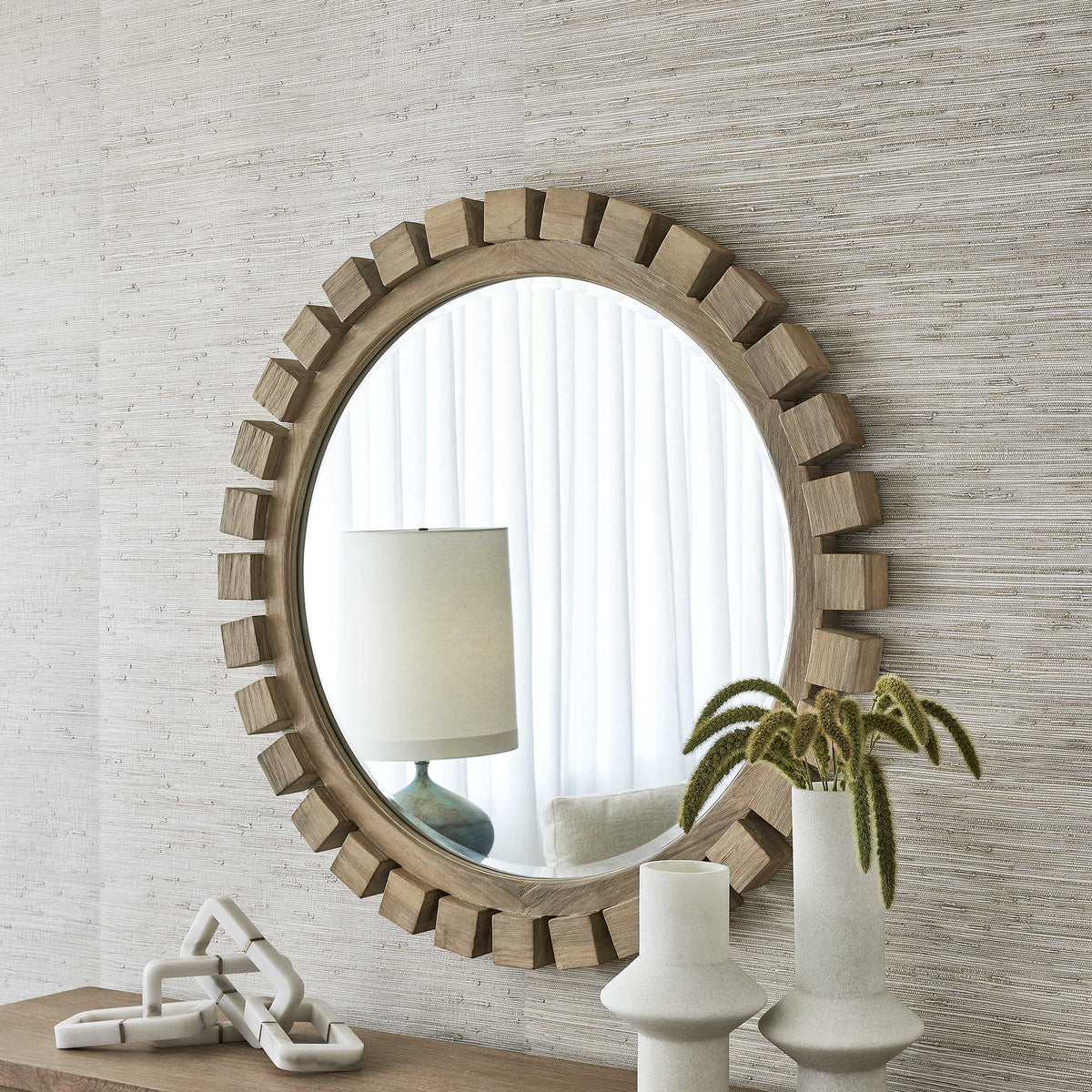 Uttermost Mirrors Around The Block Mirror - 40 Natural House of Isabella UK