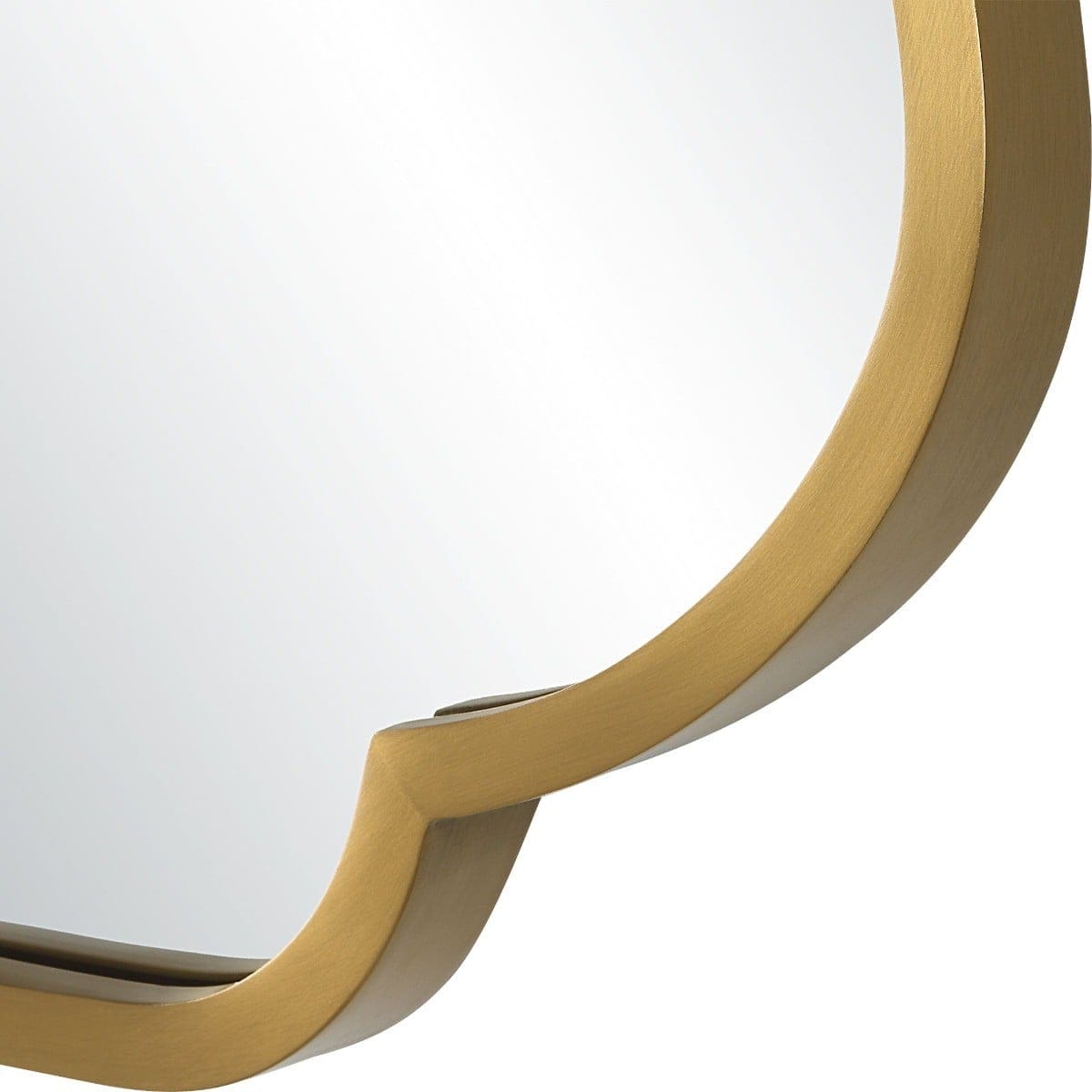Uttermost Mirrors Athena Brushed Brass Mirror House of Isabella UK