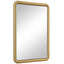 Uttermost Mirrors Atkinson Modern Mirror in Brass House of Isabella UK
