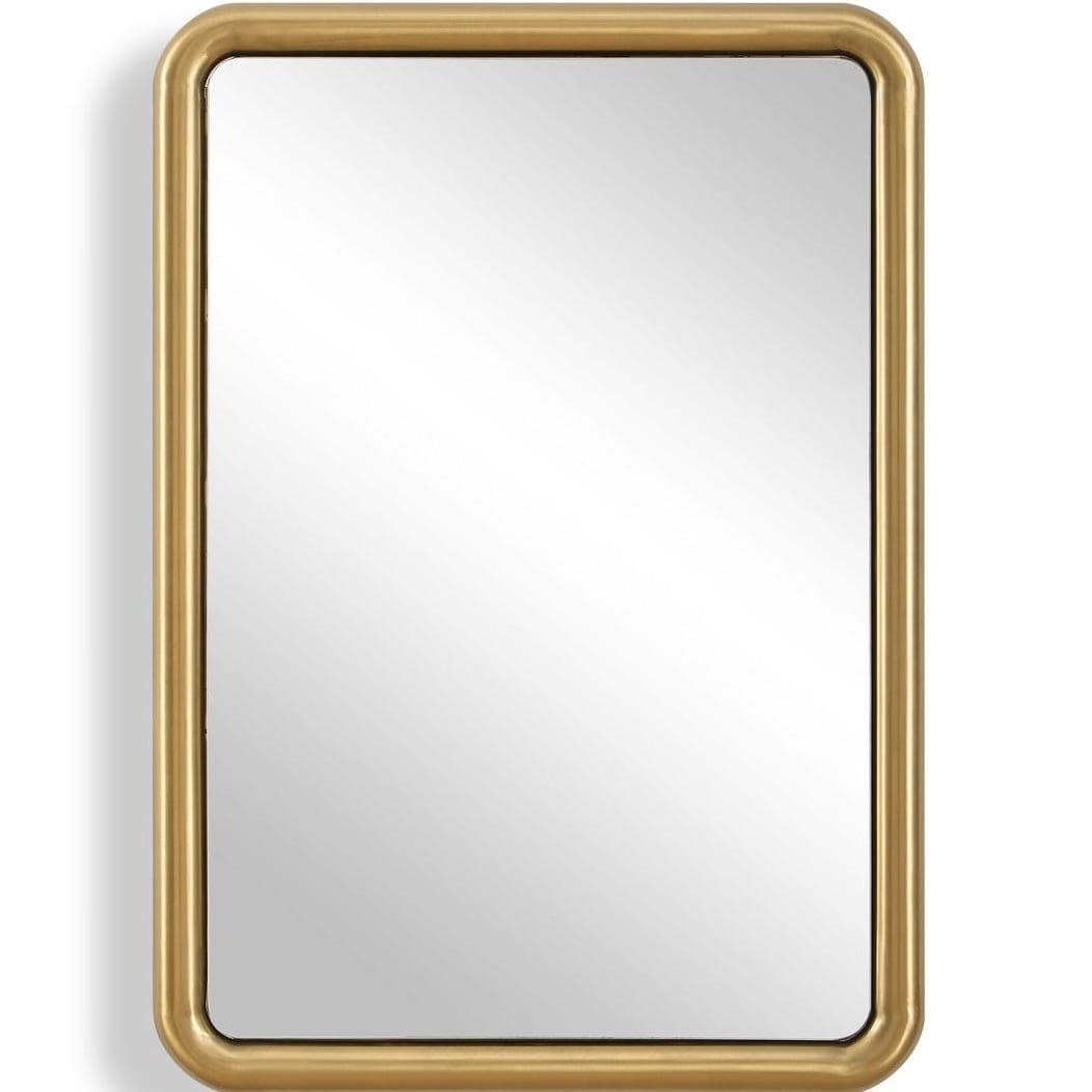 Uttermost Mirrors Atkinson Modern Mirror in Brass House of Isabella UK