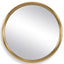 Uttermost Mirrors Atkinson Modern Round Mirror in Brass House of Isabella UK