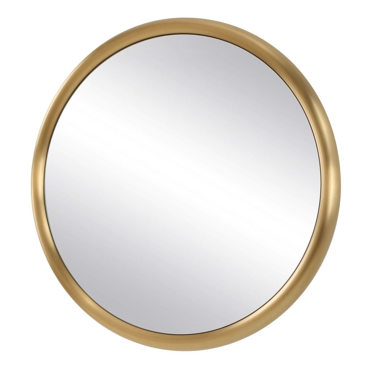 Uttermost Mirrors Atkinson Modern Round Mirror in Brass House of Isabella UK