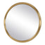 Uttermost Mirrors Atkinson Modern Round Mirror in Brass House of Isabella UK