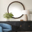 Uttermost Mirrors Auger Amber Glass Round Mirror House of Isabella UK