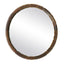 Uttermost Mirrors Auger Amber Glass Round Mirror House of Isabella UK