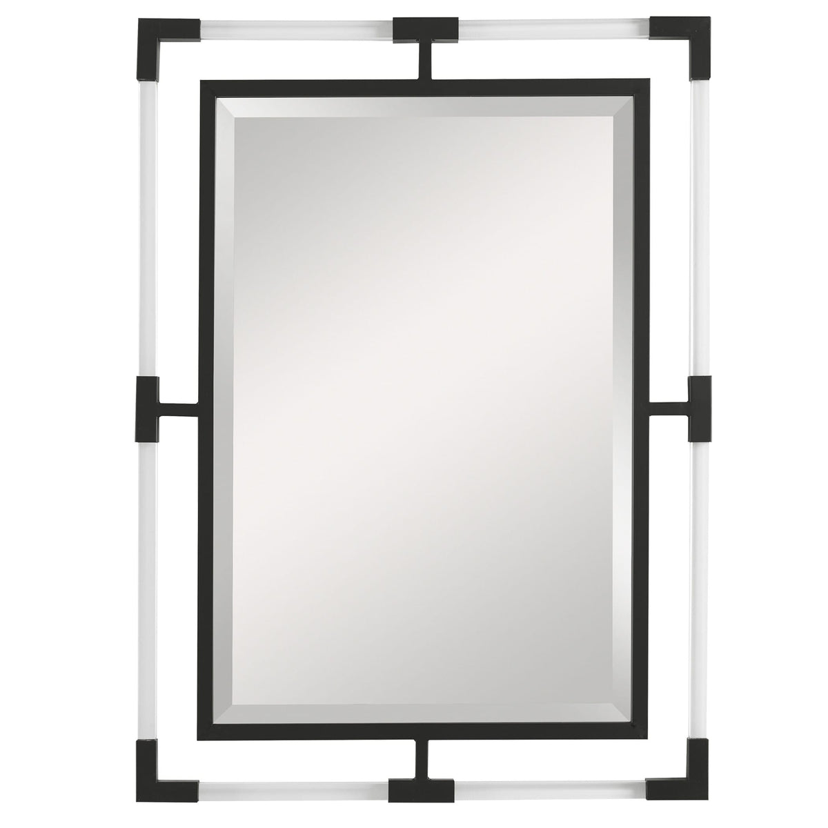 Uttermost Mirrors Balkan Black Iron Mirror House of Isabella UK