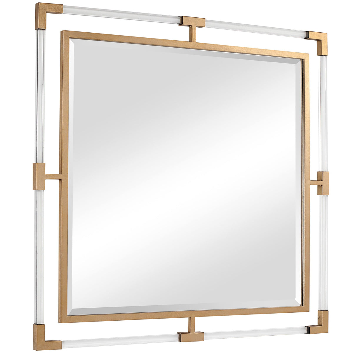 Uttermost Mirrors Balkan Golden Square Mirror House of Isabella UK