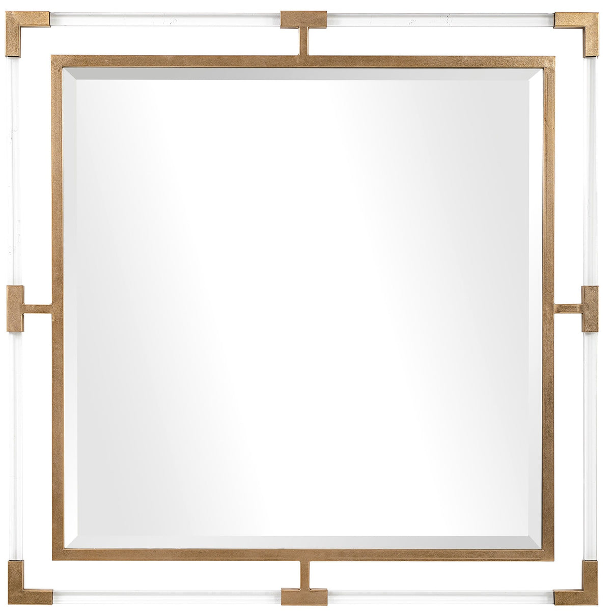 Uttermost Mirrors Balkan Golden Square Mirror House of Isabella UK