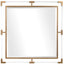 Uttermost Mirrors Balkan Golden Square Mirror House of Isabella UK