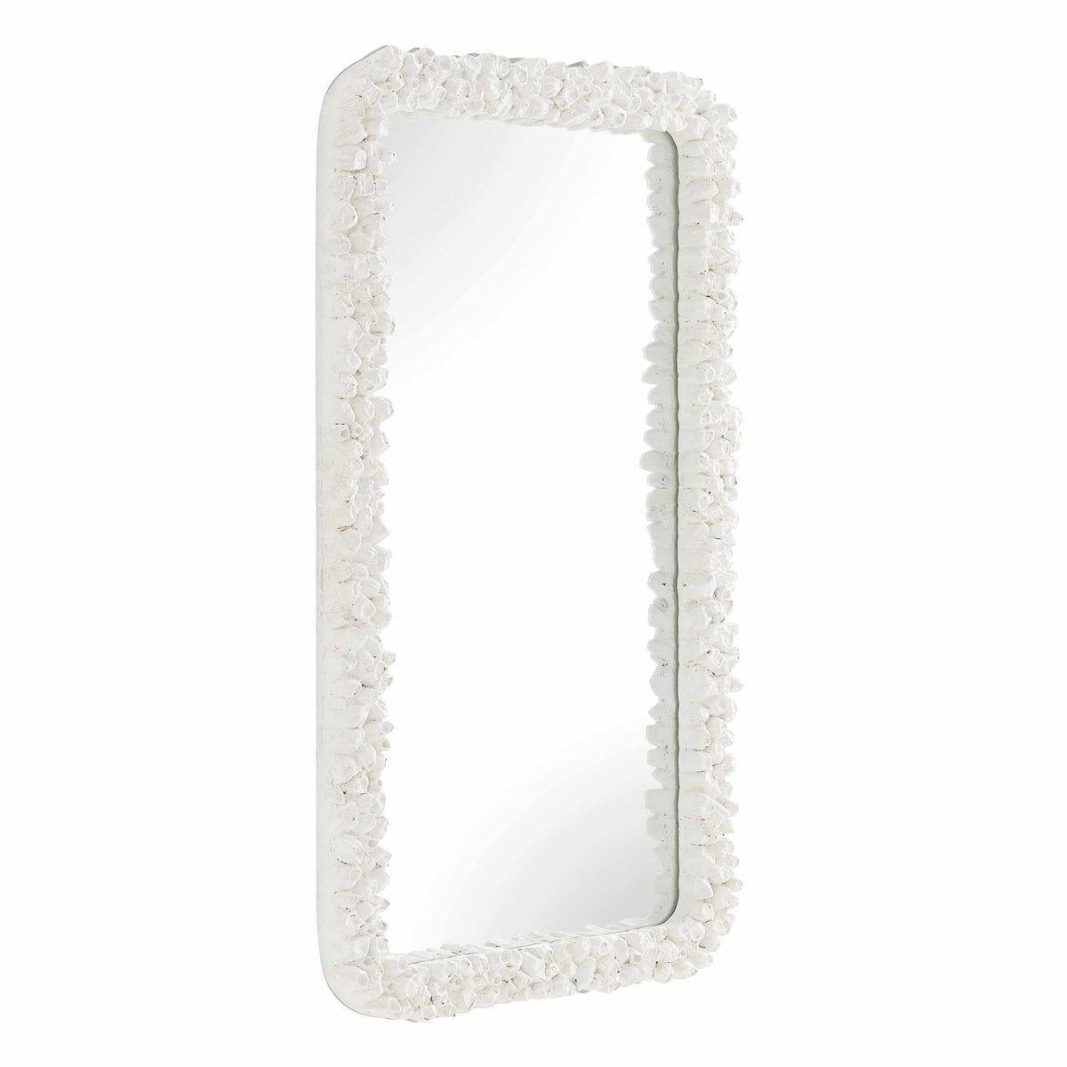 Uttermost Mirrors Barnacle Rectangular White Mirror House of Isabella UK
