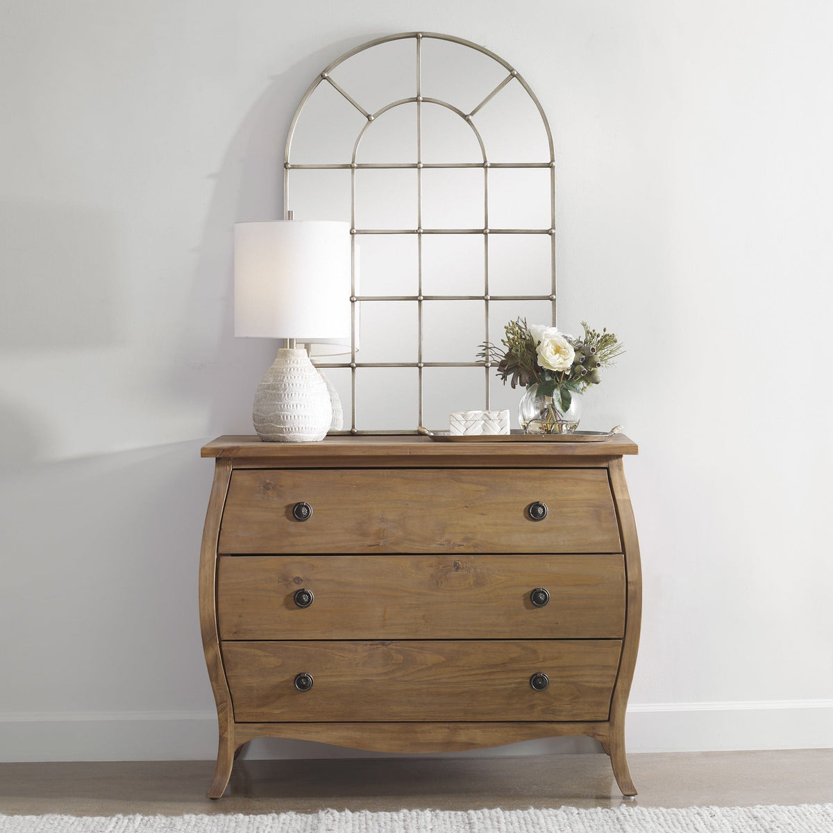 Uttermost Mirrors Barwell Arch Window Mirror House of Isabella UK