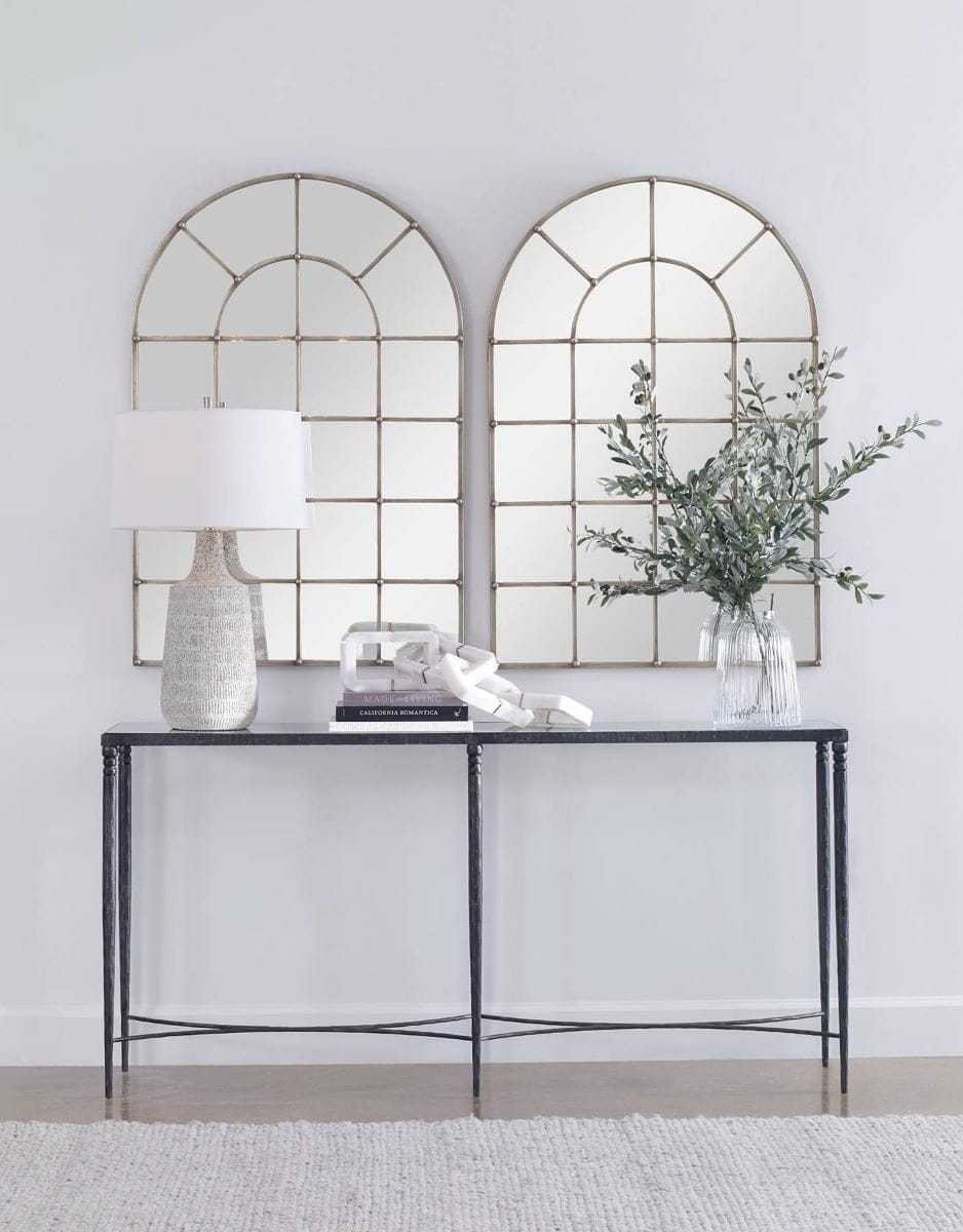 Uttermost Mirrors Barwell Arch Window Mirror House of Isabella UK