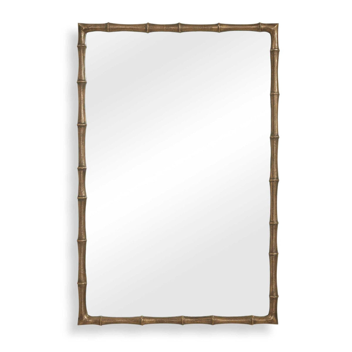 Uttermost Mirrors Brass Bamboo Rectangle Mirror House of Isabella UK