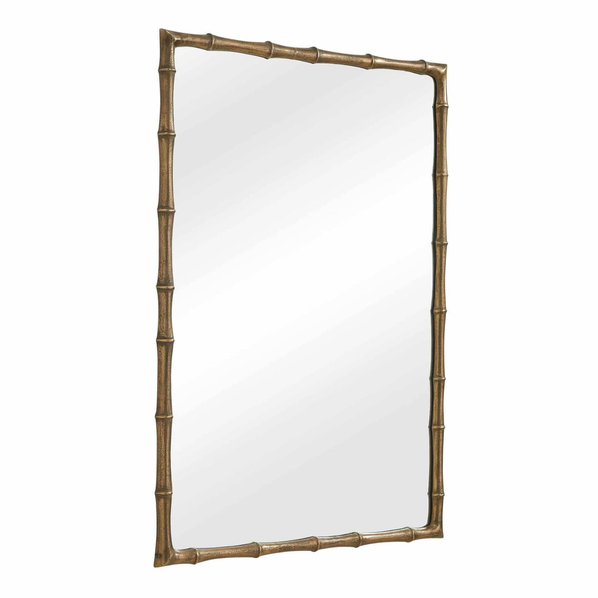 Uttermost Mirrors Brass Bamboo Rectangle Mirror House of Isabella UK