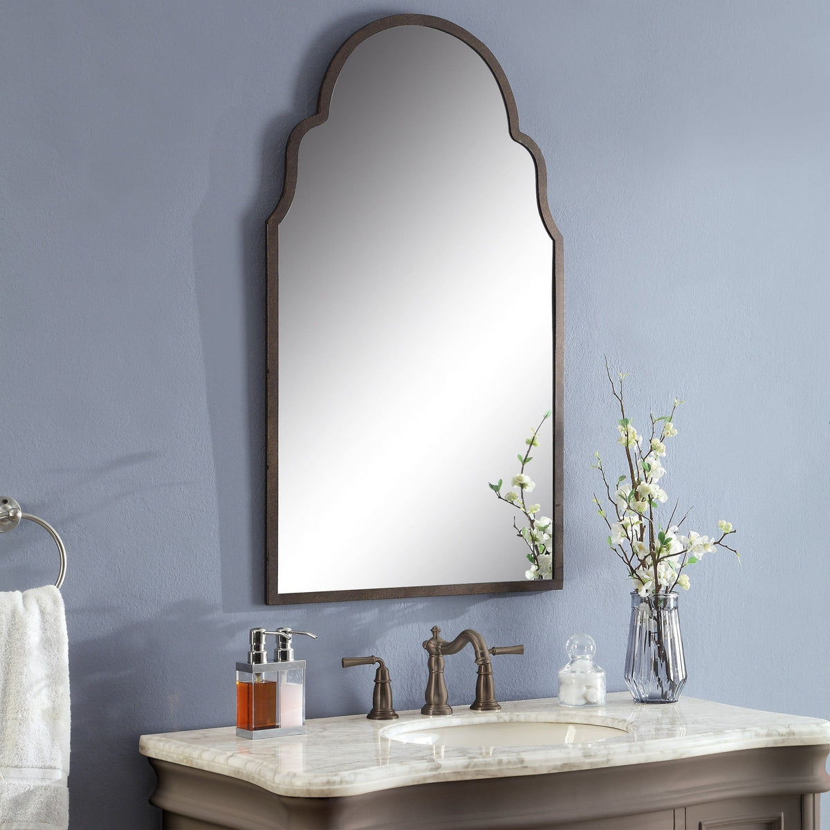 Uttermost Mirrors Brayden Arch Metal Mirror House of Isabella UK