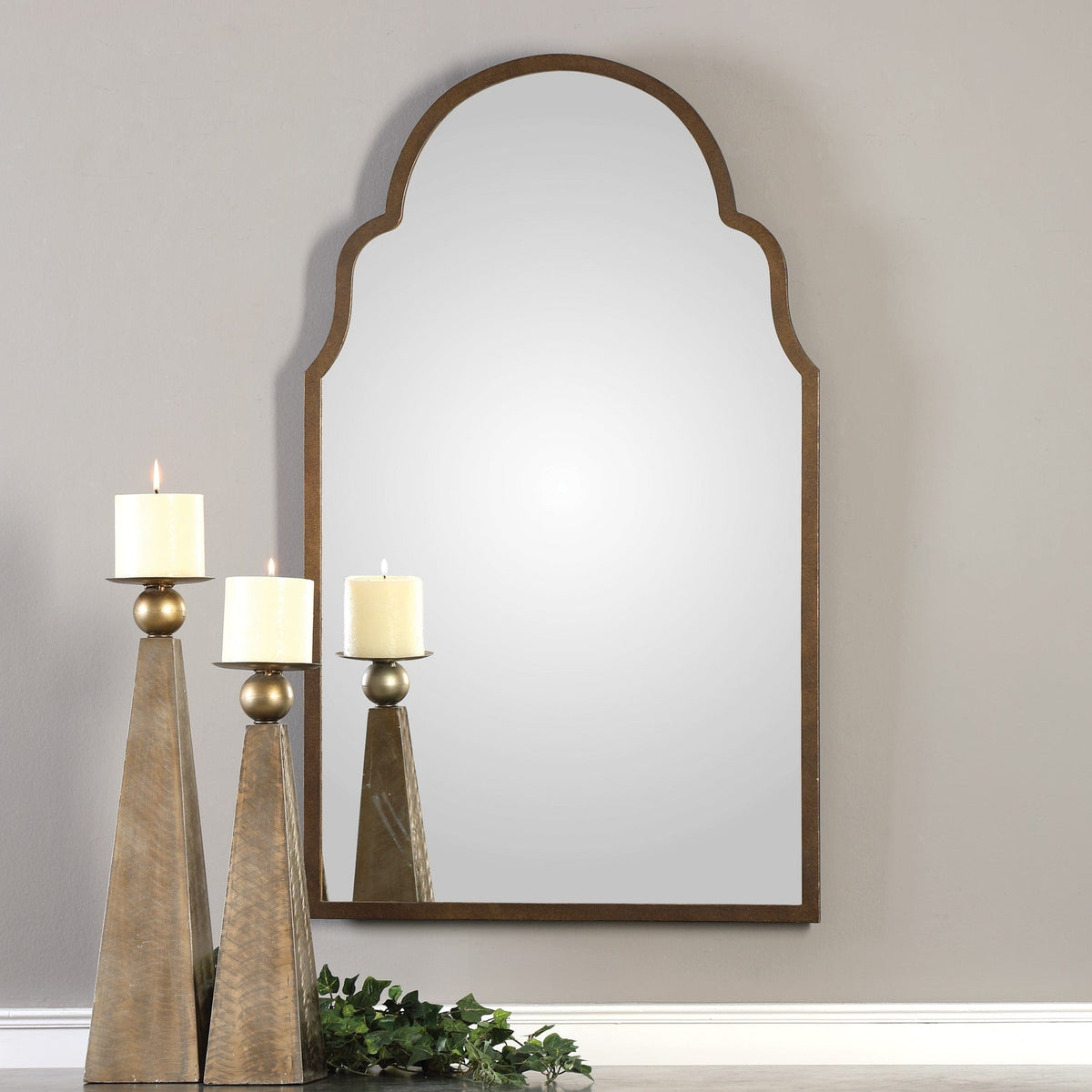 Uttermost Mirrors Brayden Arch Metal Mirror House of Isabella UK