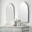 Uttermost Mirrors Brayden Frameless Arched Mirror House of Isabella UK
