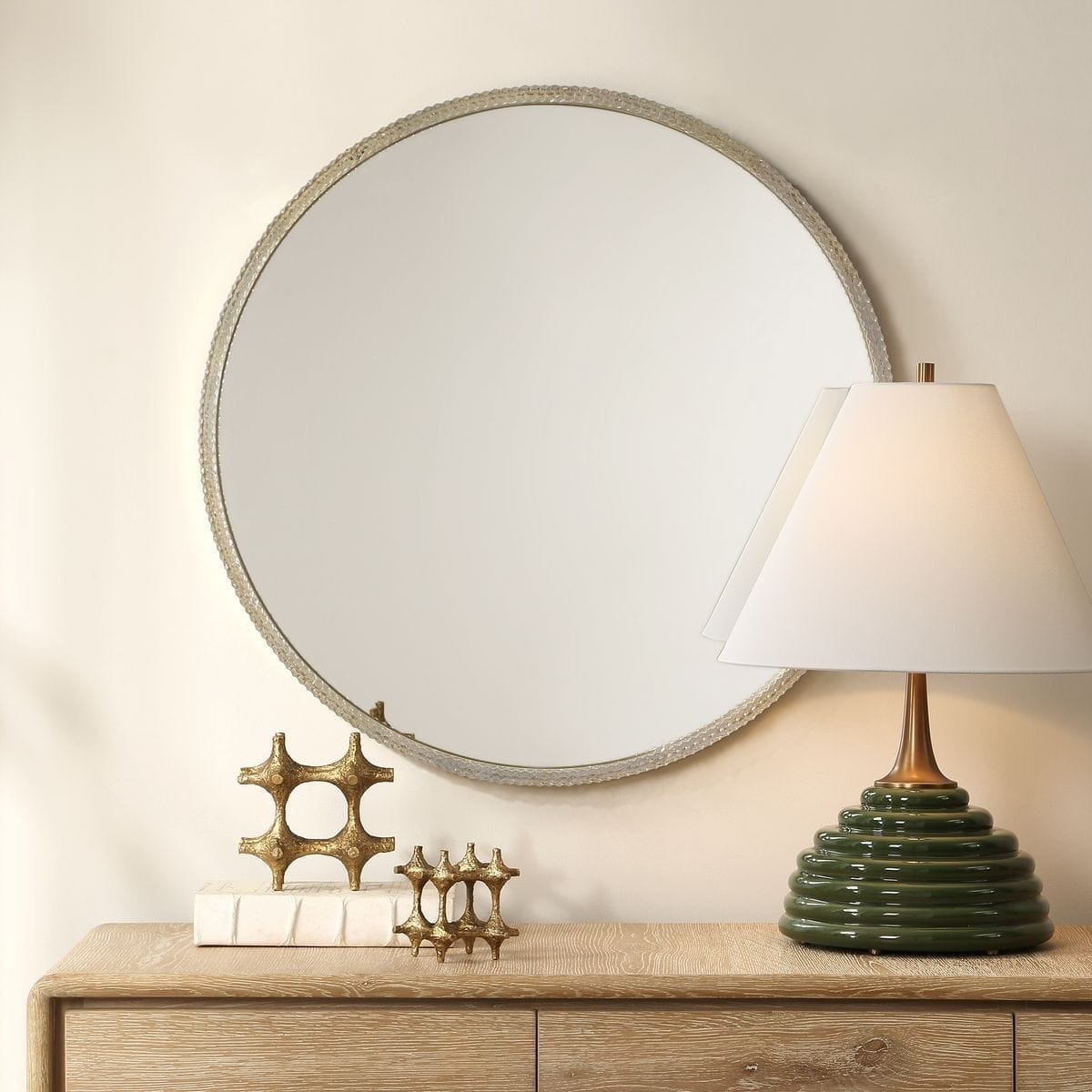 Uttermost Mirrors Break The Ice Round Mirror House of Isabella UK