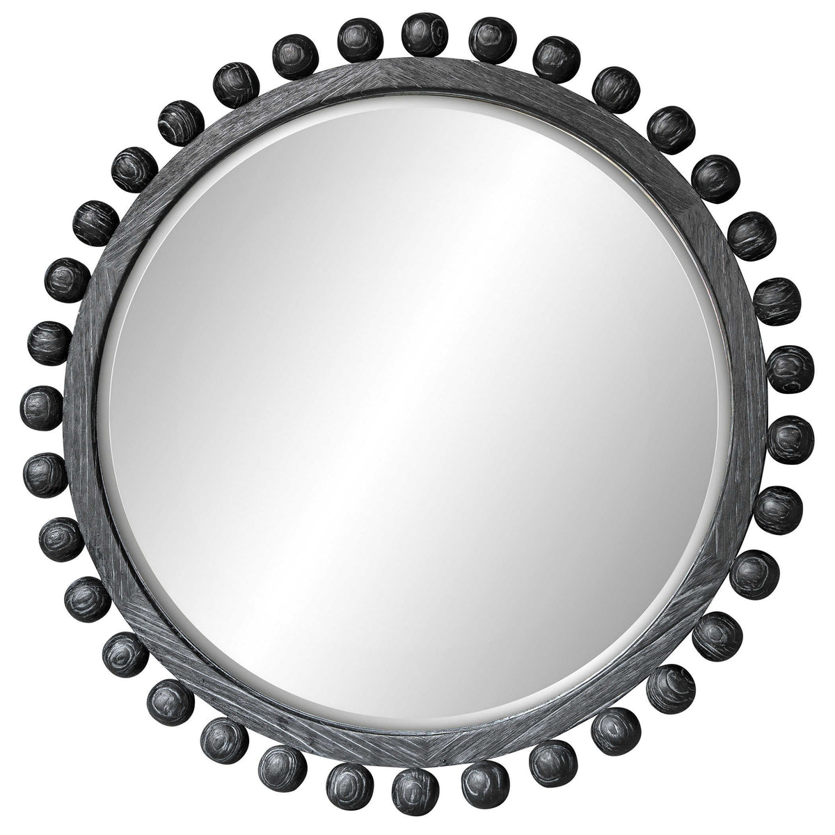 Uttermost Mirrors Brianza Round Mirror - 50 Ebony House of Isabella UK