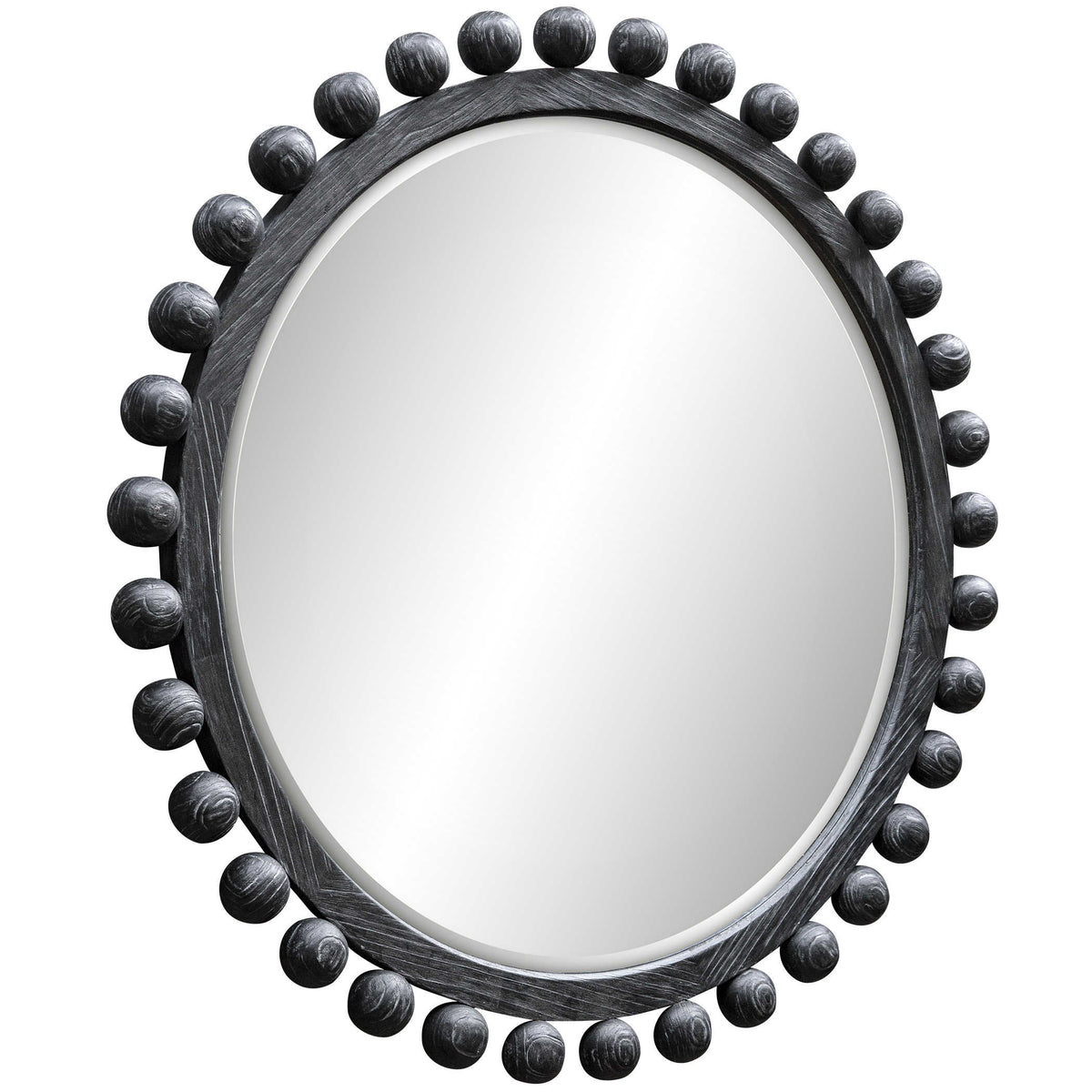 Uttermost Mirrors Brianza Round Mirror - 50 Ebony House of Isabella UK