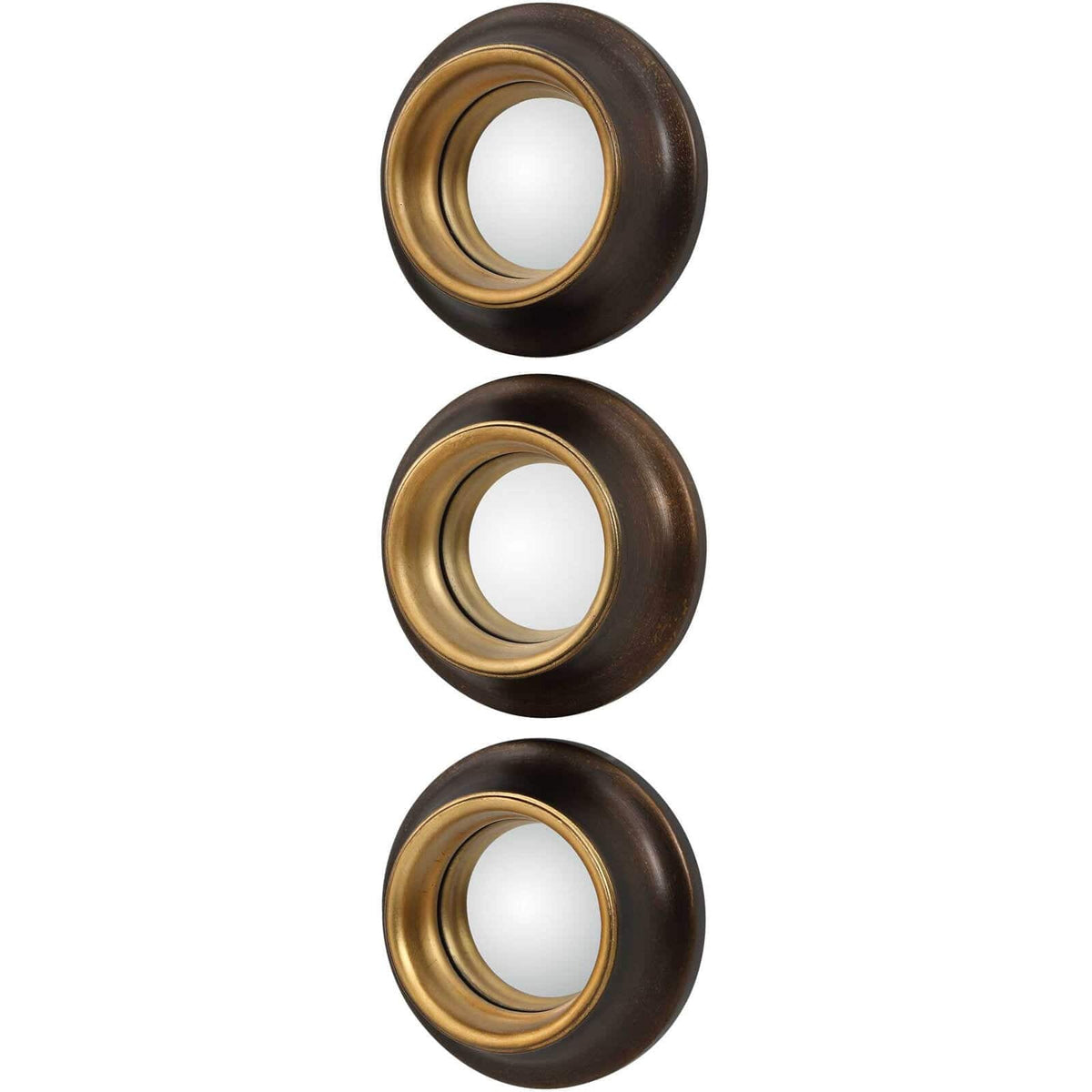 Uttermost Mirrors Bullseye Mirrors - Set of 3 House of Isabella UK