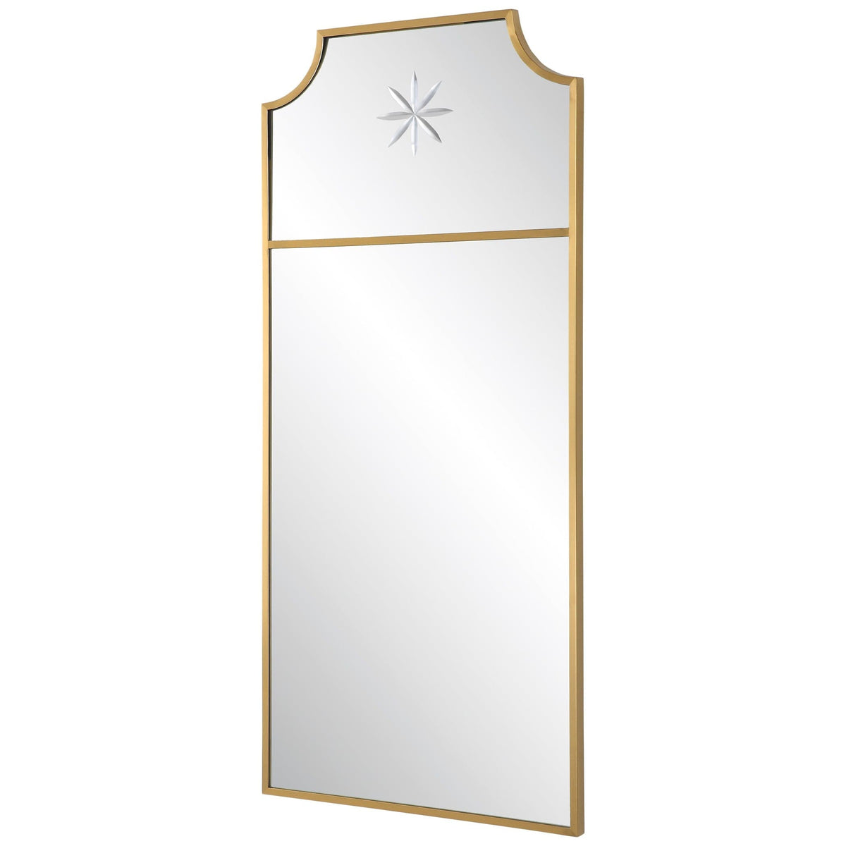 Uttermost Mirrors Caddington Tall Brass Mirror House of Isabella UK