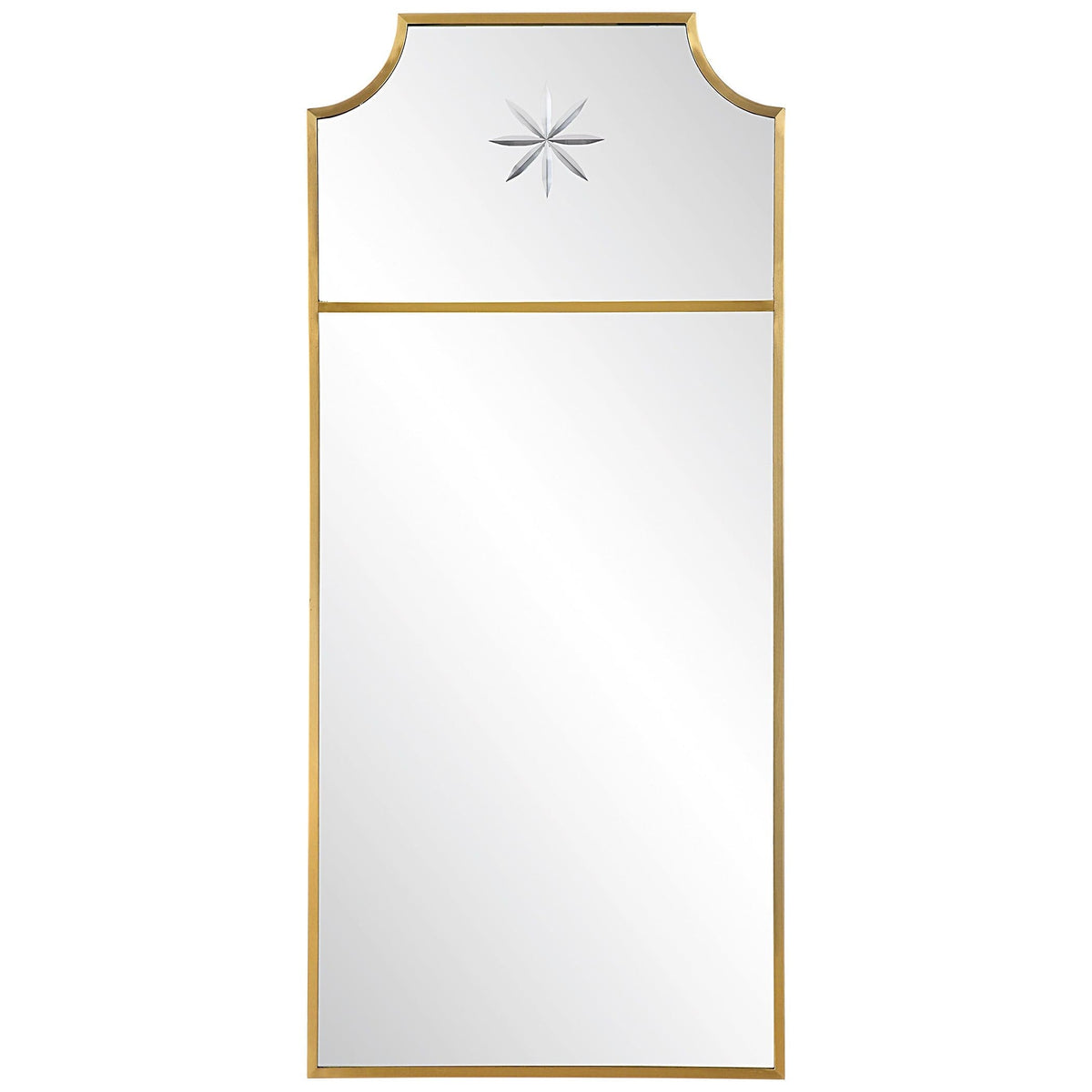 Uttermost Mirrors Caddington Tall Brass Mirror House of Isabella UK