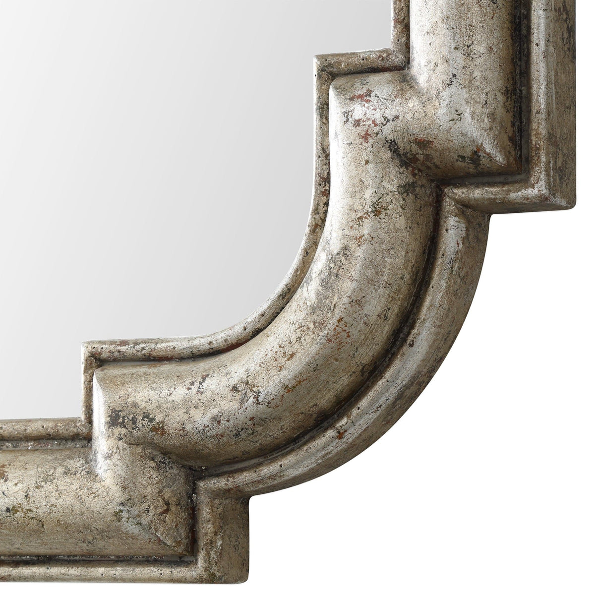 Uttermost Mirrors Calanna Antique Silver Mirror House of Isabella UK