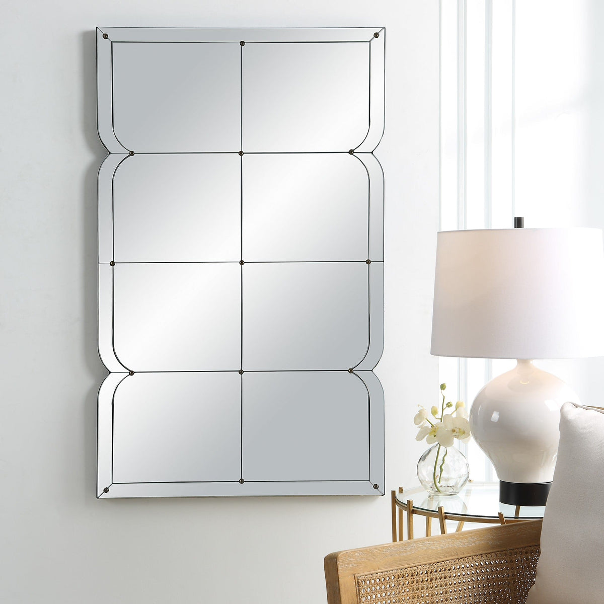 Uttermost Mirrors Calgary Oversized Panel Mirror House of Isabella UK