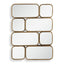 Uttermost Mirrors Canute Modern Gold Mirror House of Isabella UK