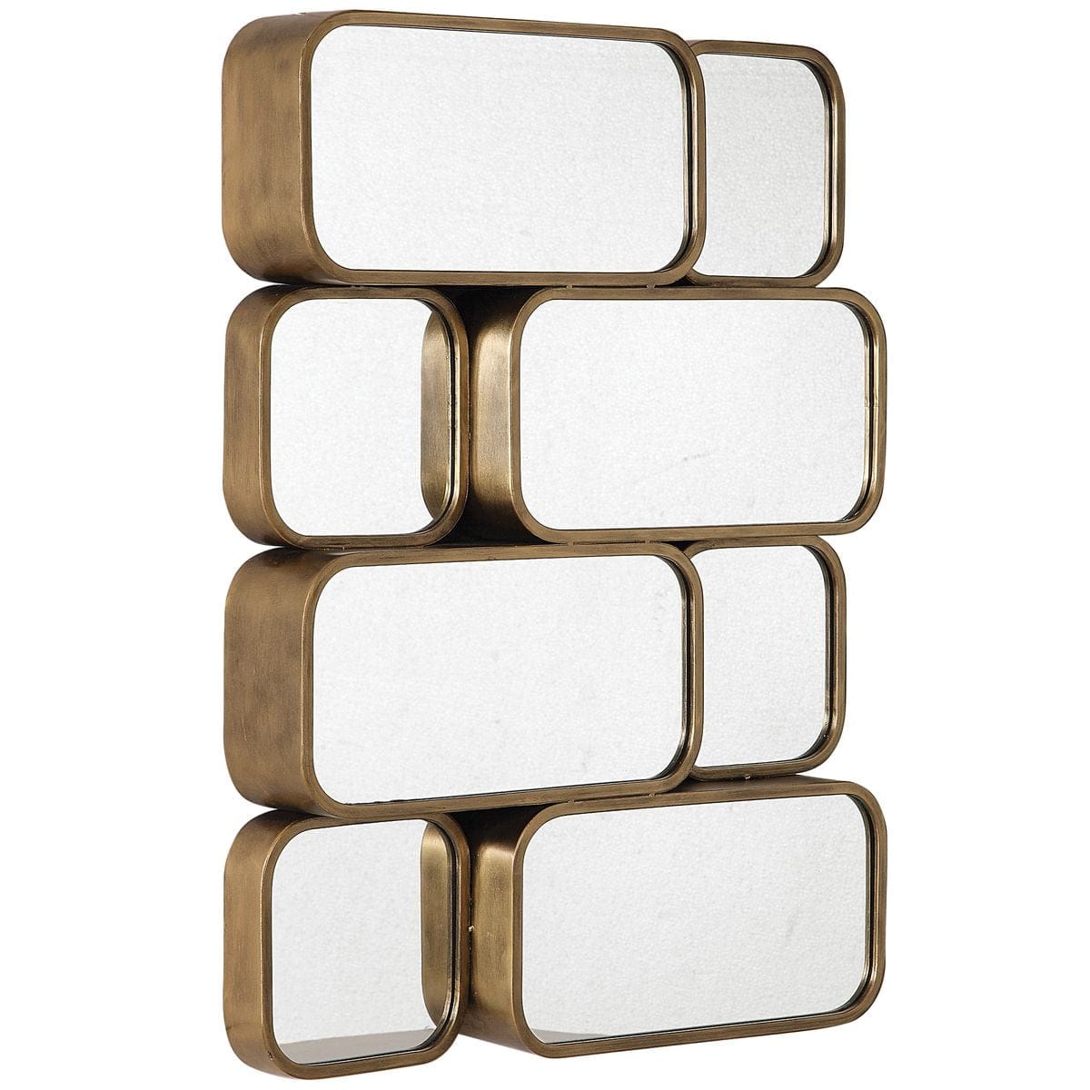 Uttermost Mirrors Canute Modern Gold Mirror House of Isabella UK