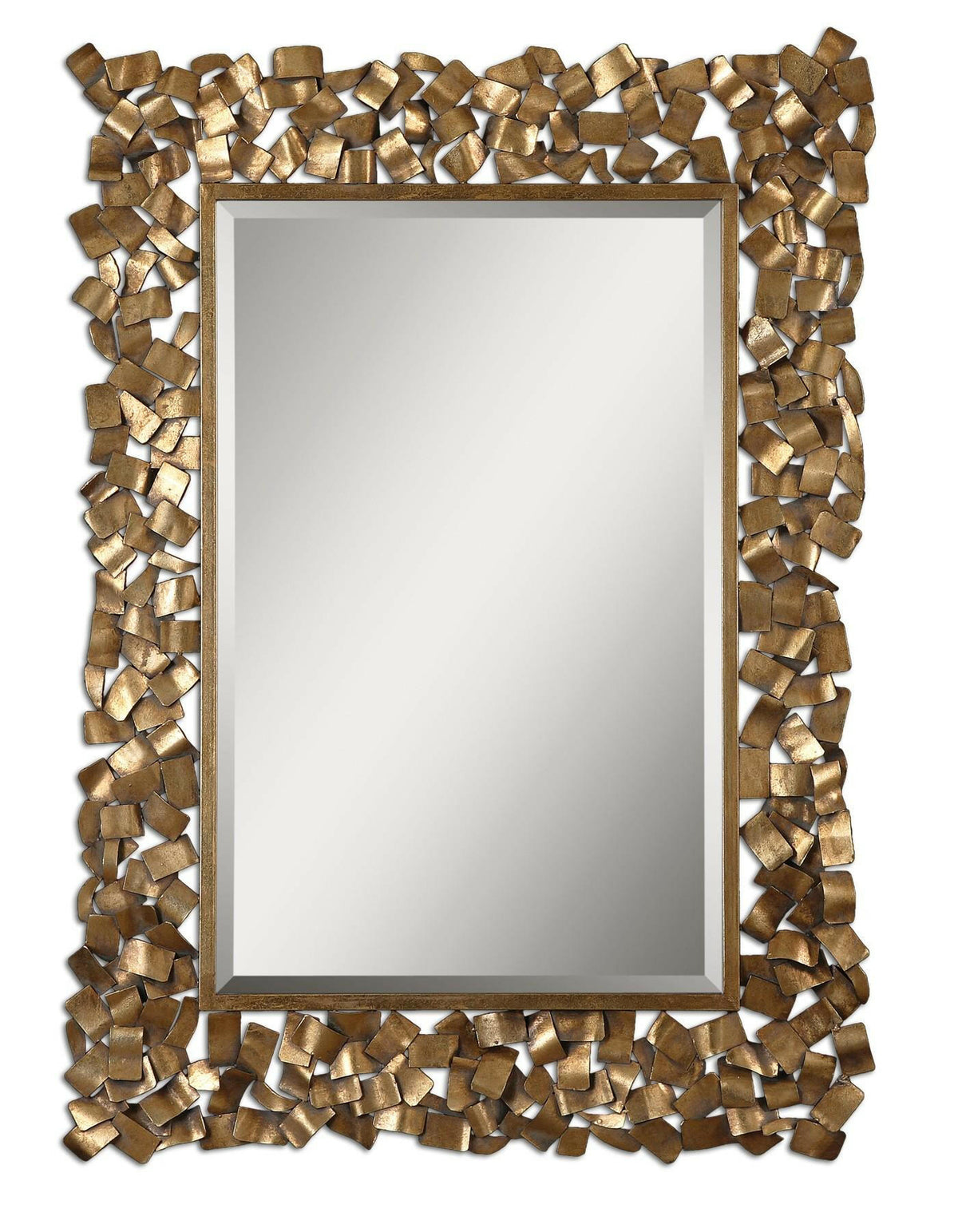 Capulin Antique Gold Mirror.