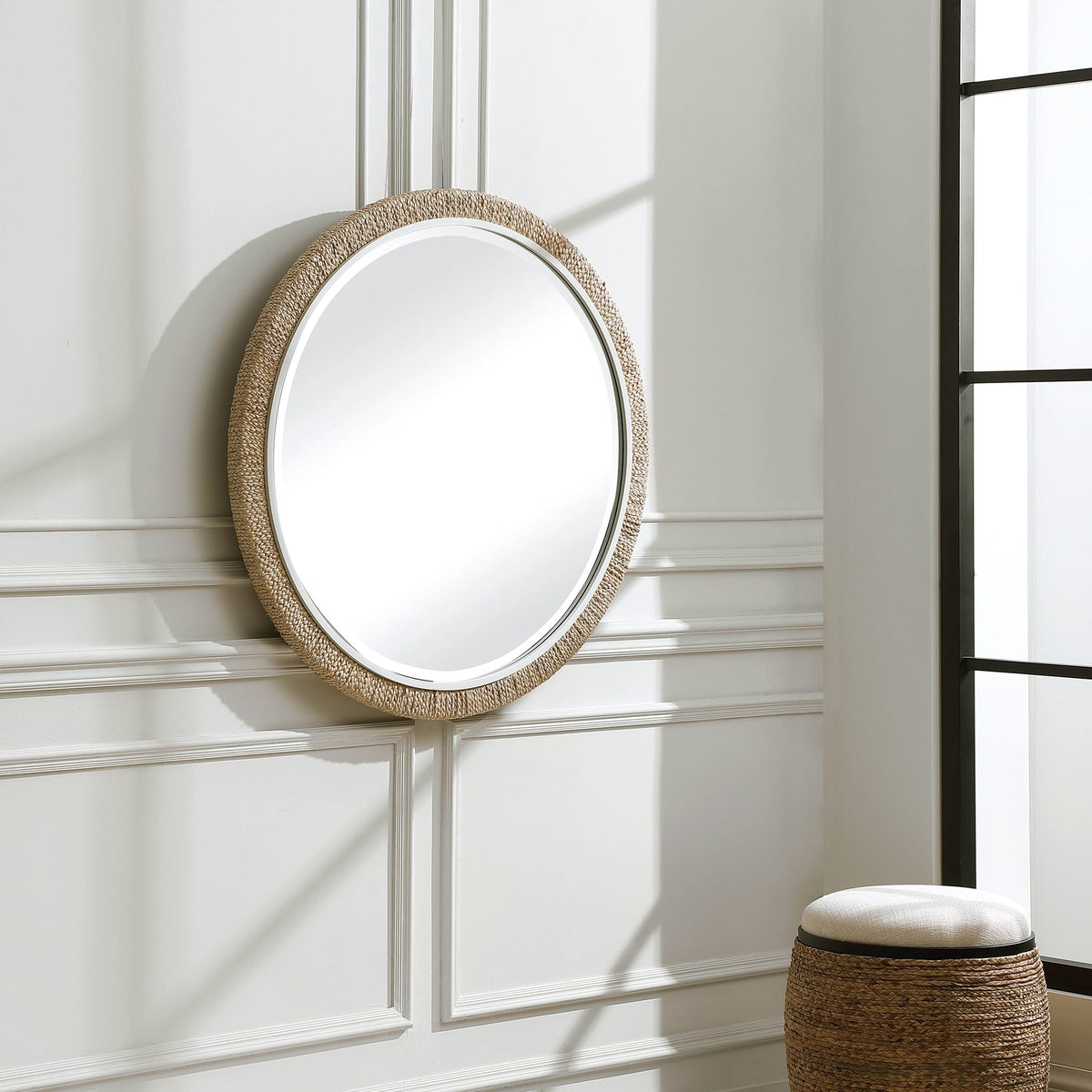 Uttermost Mirrors Carbet Round Rope Mirror House of Isabella UK